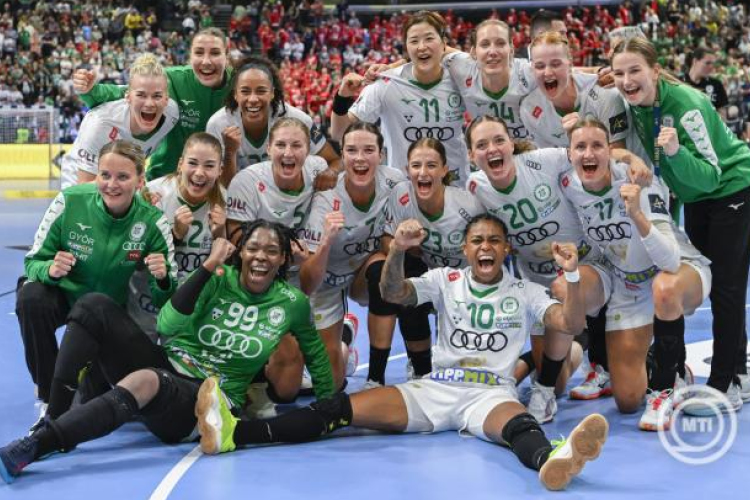 Női kézilabda BL - A Győr egy góllal legyőzte az Esbjerget az elődöntőben